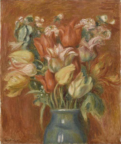 Pierre-Auguste Renoir Bouquet de tulipes oil painting image